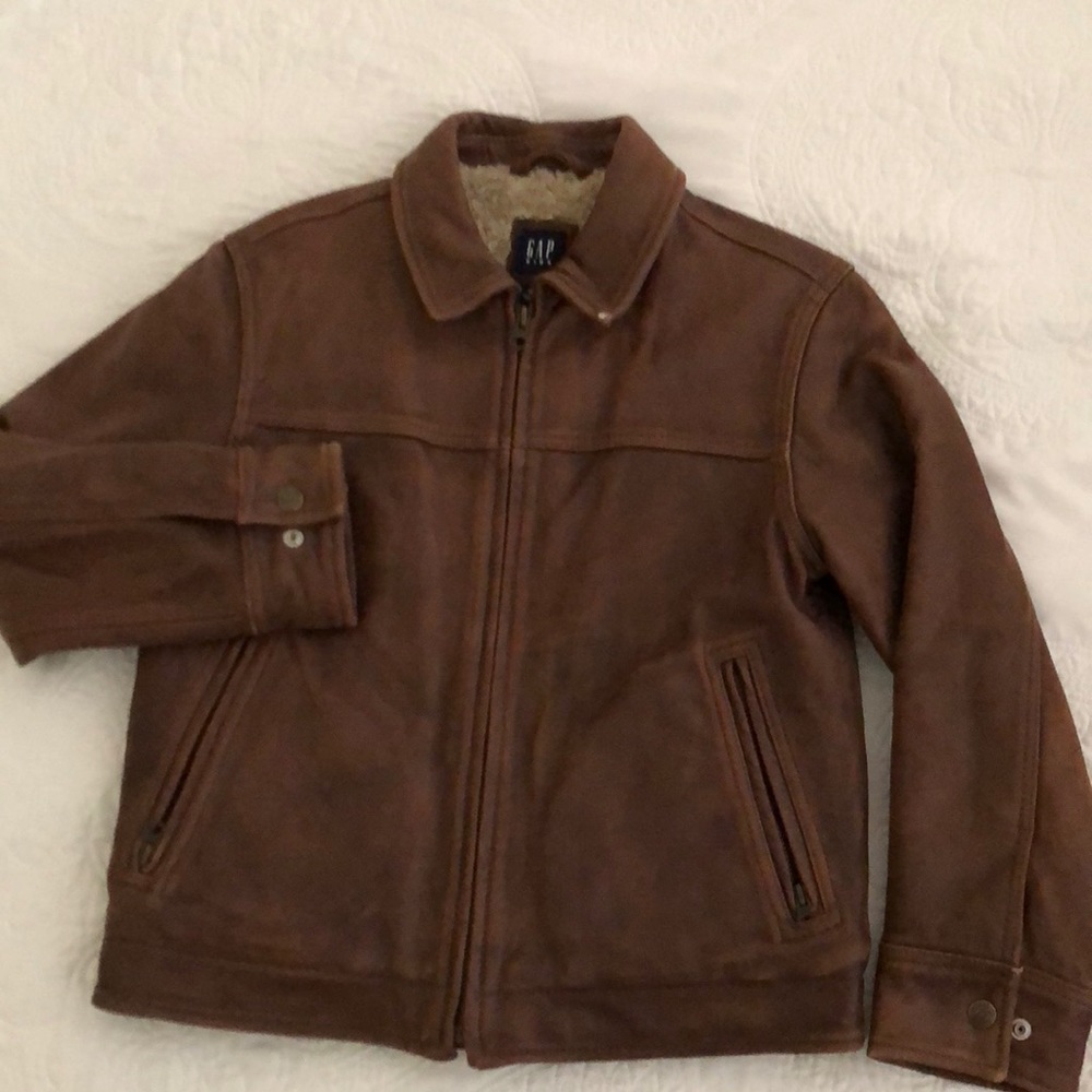 GAP KIDS Real leather jacket